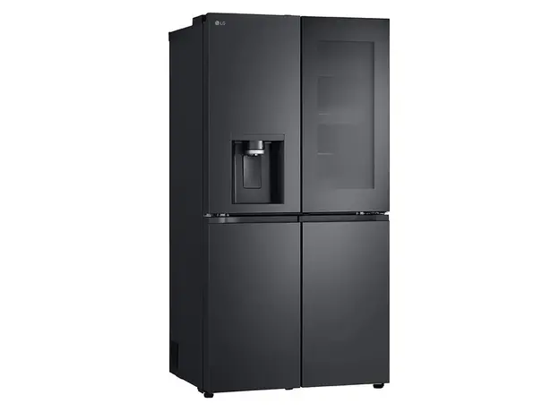 Refrigerator LG GR-X24FFCAB.AEVQMER Side-by-Side, 427 L, No Frost, Inverter, Dispenser, InstaView, Door-in-Door, Dark Grey, 2 image