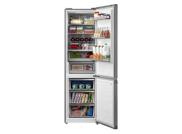 Refrigerator Toshiba GR-RB500WE-PMJ(49) Bottom Freezer, 388 L, 201x59.5x66 cm, Inverter, Metal Cooling, A++, 35 dB, Silver, 5 image