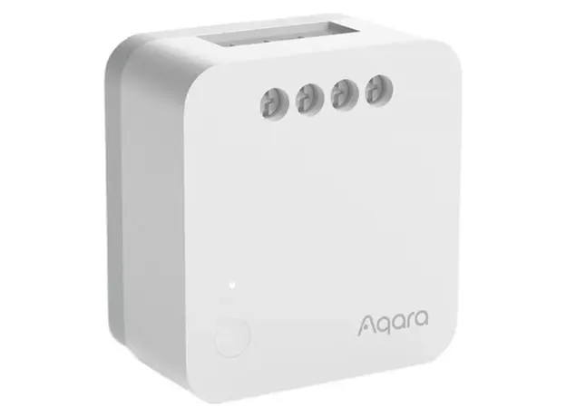 Smart Relay Module Aqara Single Switch Module T1 No Neutral SSM-U02, Zigbee 3.0, White, 2 image