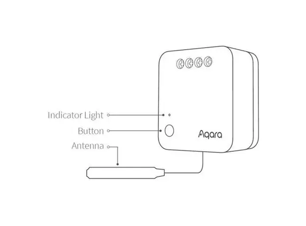 Smart Relay Module Aqara Single Switch Module T1 No Neutral SSM-U02, Zigbee 3.0, White, 3 image