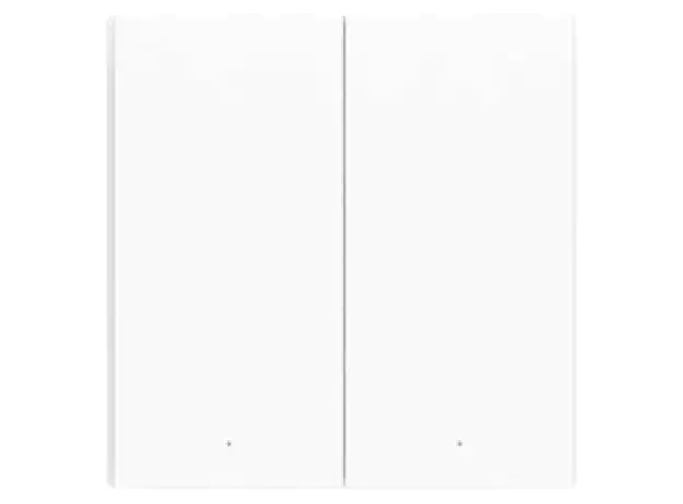 Smart Switch Aqara Wireless Remote Switch H1 Double Rocker WRS-R02, Zigbee 3.0, CR2450, White