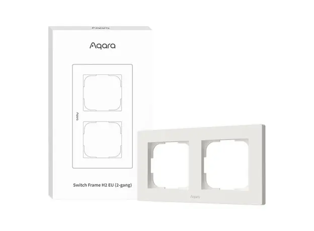 Switch Frame Aqara Switch Frame H2 EU 2 Gang, 2-Gang, White, 2 image