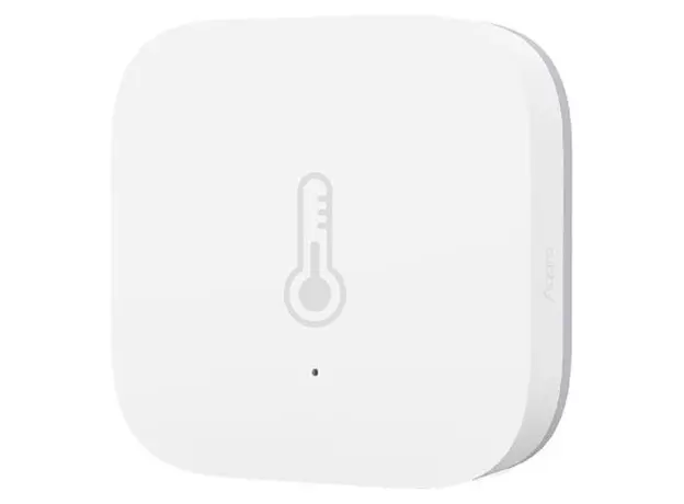 Temperature and Humidity Sensor Aqara Temperature and Humidity Sensor T1 TH-S02D, Zigbee 3.0, CR2032, White, 6 image
