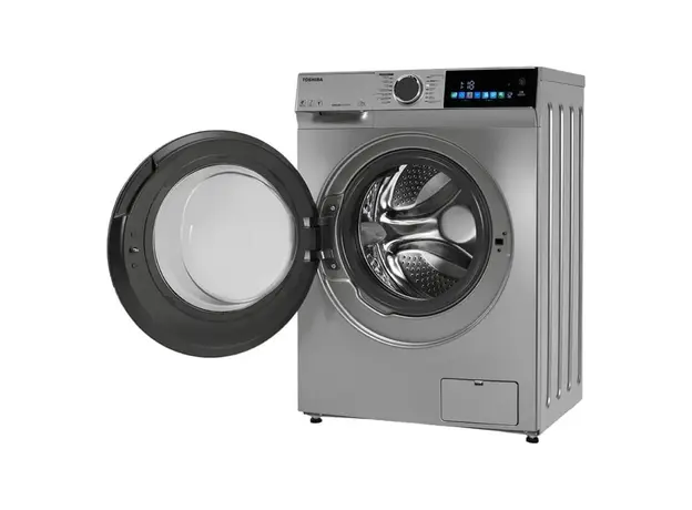Washing Machine Toshiba TW-BN80C2UZ(SK), 7 kg, 1200 rpm, Inverter, 40 cm, Silver, 3 image