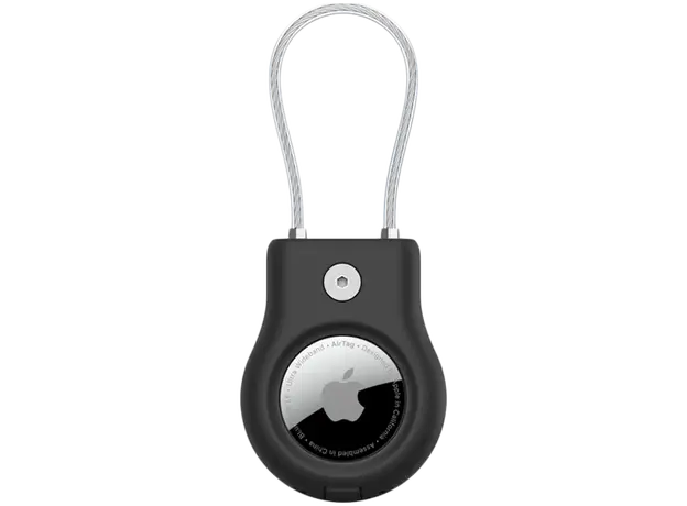 AirTag Holder BELKIN Secure Holder with Wire Cable MSC009btBK, Black, 2 image