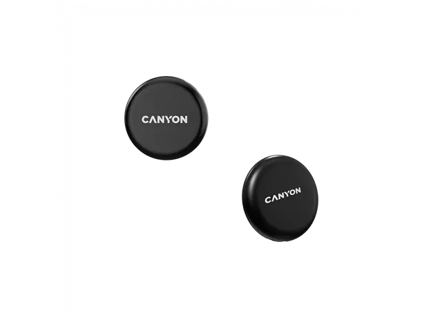 Bluetooth Tracker CANYON OnTag 1 CNE-PT01BB, Apple Find My, IP66, CR2032, Black, 2 image