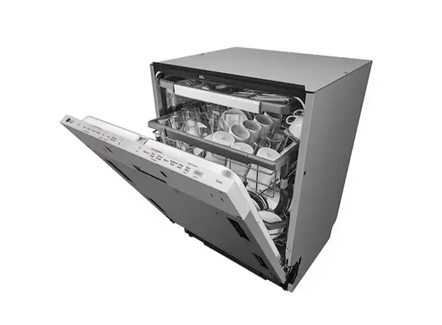 Built-in Dishwasher LG DBC435TSL.AASPMER, 14 place settings, TrueSteam, QuadWash, Inverter, Wi-Fi, 60 cm, 3 image