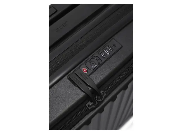 Luggage Acer Barcelona Carry-on Luggage 20", with Laptop Compartment, Midnight Black (GP.LUG11.009), 6 image