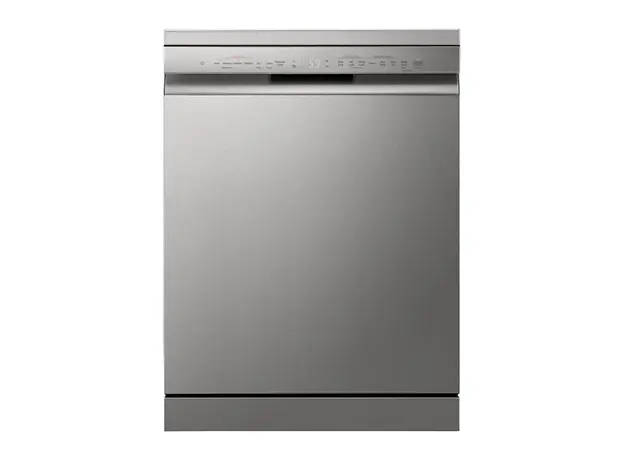 Dishwasher LG DFC435FP QuadWash Steam, 14 Place Settings, Inverter Direct Drive, ThinQ, Platinum Silver