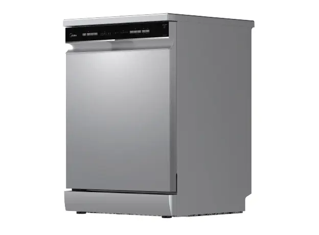 Dishwasher Midea MFD60S050S, 12 Place Settings, 60 cm, Class A, 49 dB, Silver, 3 image