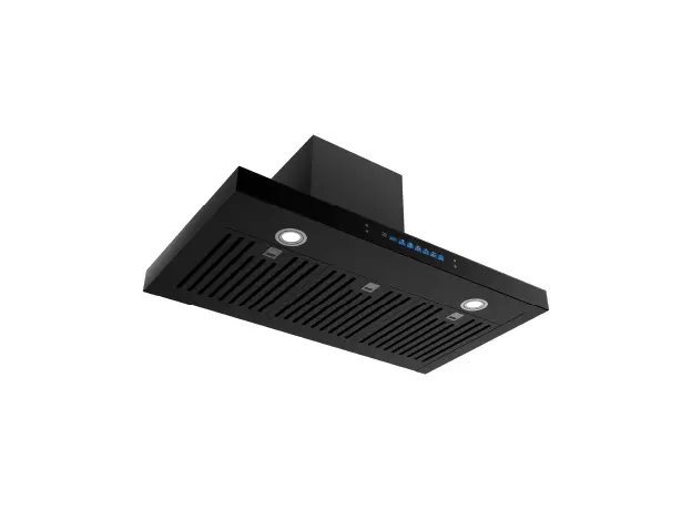 Cooker Hood Midea MH-980B, 90 cm, 800 m³/h, Touch Control, Black, 3 image