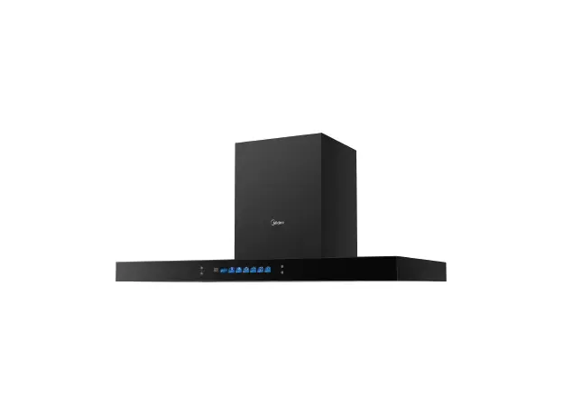 Cooker Hood Midea MH-980B, 90 cm, 800 m³/h, Touch Control, Black, 4 image