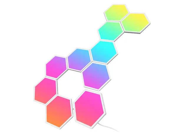 Lighting Govee Glide Hexa Light Panels H6061, 10 Panels, RGBIC, Wi-Fi/Bluetooth, B6061301