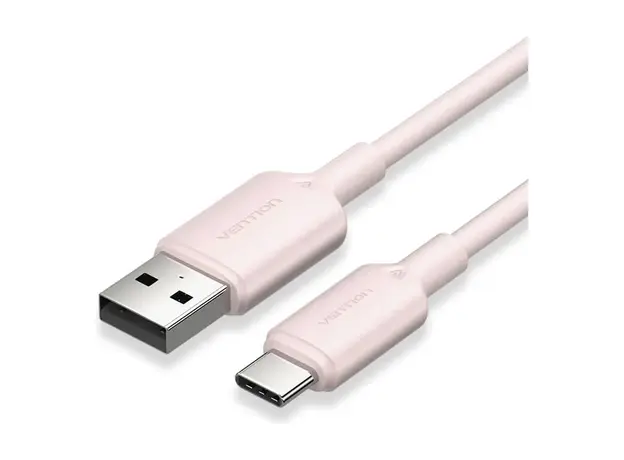 Cable Vention CTQPF USB 2.0 to USB Type-C Cable 1m Pink