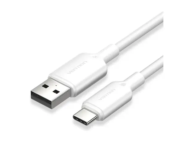 Cable Vention CTQWF USB 2.0 to USB Type-C Cable 1m White, 2 image