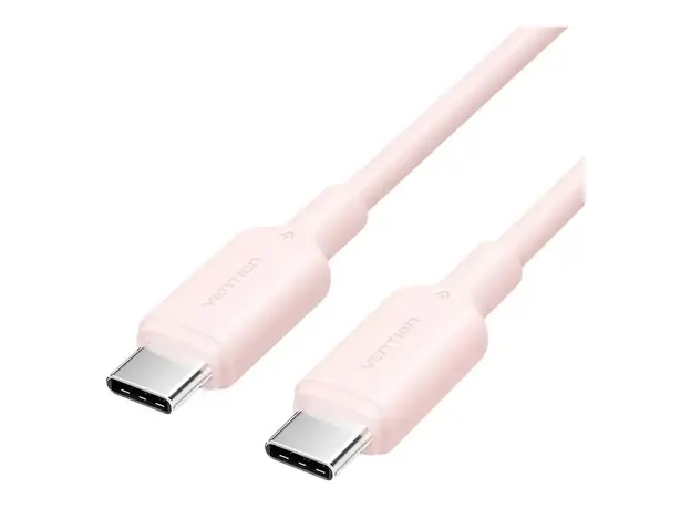 Cable Vention TRCPF USB 2.0 Type-C 60W PD Cable 1m Pink