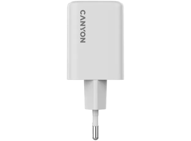 Wall Charger CANYON CU45CC CNS-CUW45CC, GaN 45W, 2x USB-C PD, EU, White, 2 image