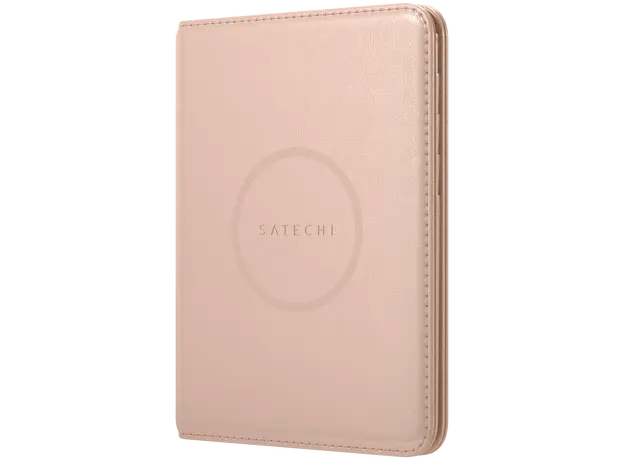 Passport Cover Satechi Vegan-Leather FindAll Passport Cover ST-VPCR, Apple Find My, RFID Protection, Wireless Charging, Desert Rose, 2 image