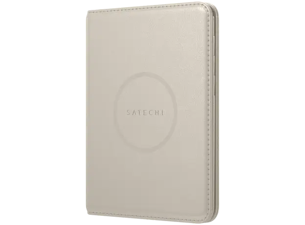 Passport Cover Satechi Vegan-Leather FindAll Passport Cover ST-VPCW, Apple Find My, RFID Protection, Wireless Charging, Sand, 2 image