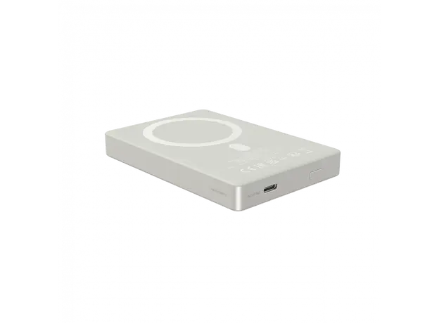 Power Bank CANYON OnPower 511 CNS-CPB511G, 10000mAh, Magnetic Wireless 10W, USB-C PD 20W, Aluminium, Star Grey, 2 image