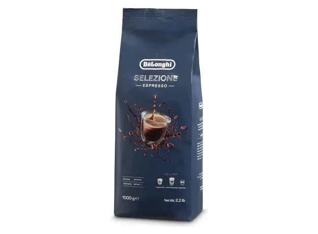 Coffee Beans DeLonghi DLSC617 Selezione, 1 kg, 70% Arabica / 30% Robusta, Medium Roast