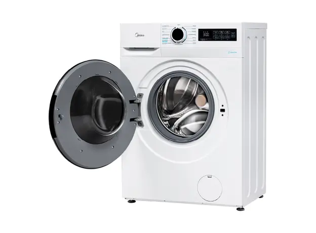 Washing Machine Midea MF110W70B/W, 7 kg, 1200 rpm, A+, 14 Programs, Steam Wash, White, 3 image