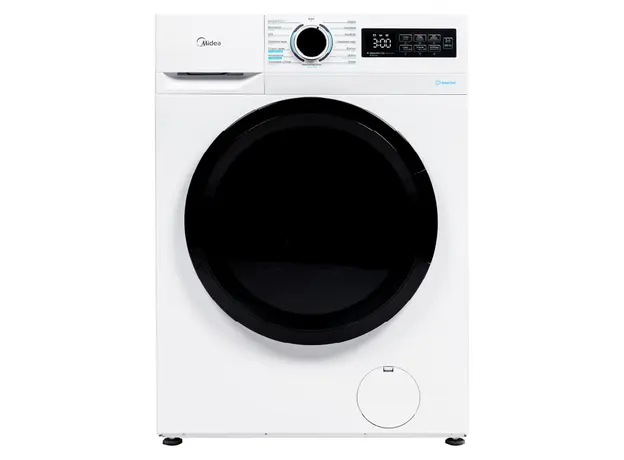 Washing Machine Midea MF110W70B/W, 7 kg, 1200 rpm, A+, 14 Programs, Steam Wash, White