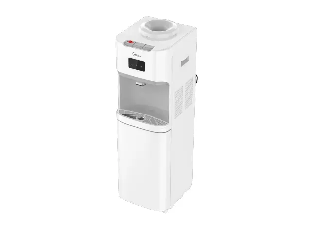 Water Dispenser Midea YL1661S-WWHITE, top loading, hot/cold/warm water, SUS304 tank, White, 3 image