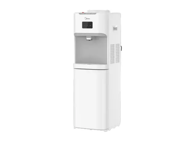 Water Dispenser Midea YL1661S-WWHITE, top loading, hot/cold/warm water, SUS304 tank, White, 4 image