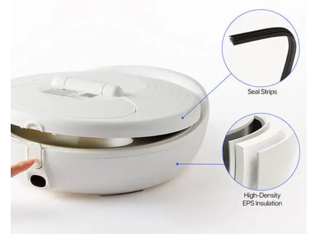 Automatic cat food dispenser UBTech UCAT F21, UBPet Smart Pet Feeder, White, 2 image