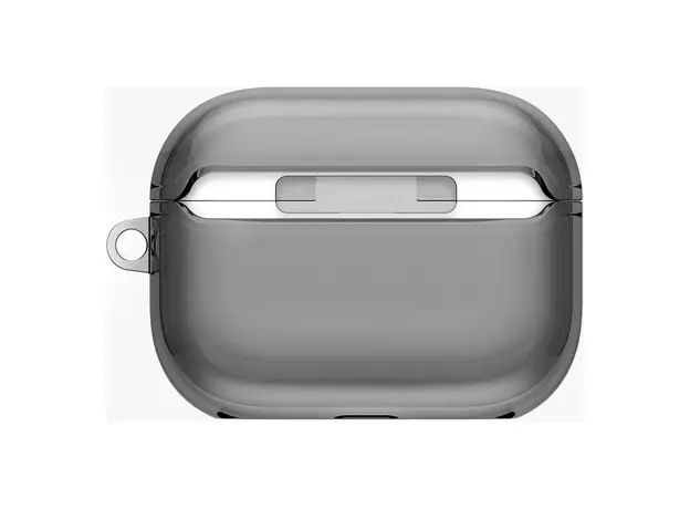 AirPods Pro 3 Case Uniq Glase UNIQ-AIRPODSPRO3-GLSGSMK Hang Case, with Carabiner, Glossy Smoke, 5 image