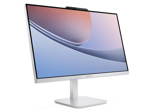 All-in-One PC Lenovo F0JN0042RK A100, 23.8" FHD IPS, Intel N100, 8GB, 256GB SSD, Win 11 Home, Cloud Grey, 3 image