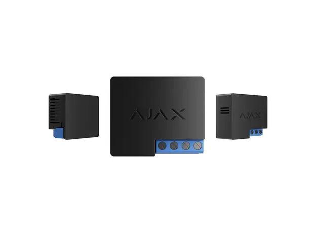 Smart Relay Ajax Relay Jeweller, Wireless, Dry Contact, 7–24V, up to 1000 m Range, Black, 3 image