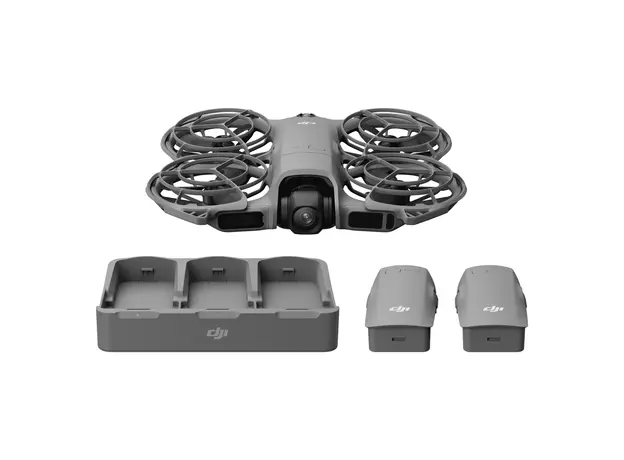Drone DJI Neo 2 Fly More Combo (Drone Only), 4K 100fps, 2-Axis Gimbal, 3 Batteries, Charging Hub