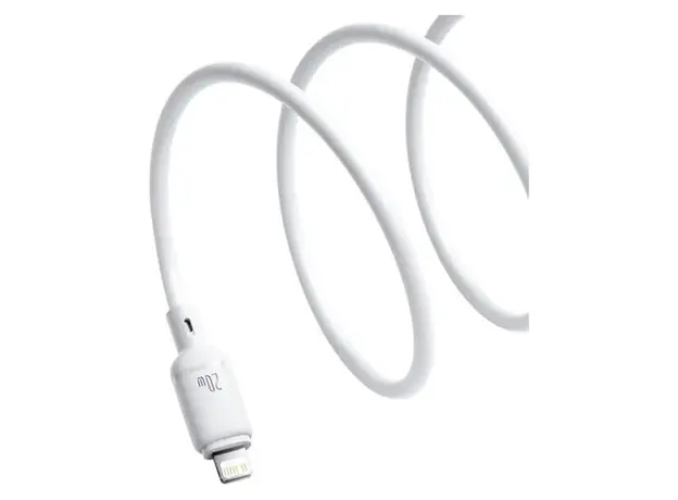 Cable Baseus P10377700213-01 Silky Series Fast Charging Cable Type-C to Lightning 20W 2m Moon White, 3 image