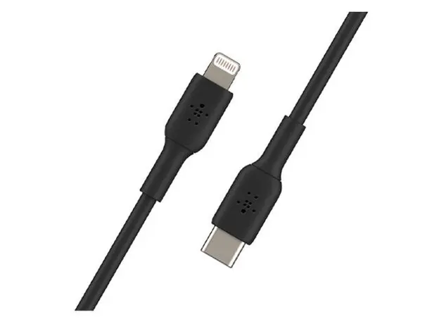 Cable Belkin BoostCharge USB-C to Lightning Cable 1M CAA003bt1MBK Black, 2 image