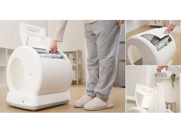 Smart Cat House UBTech UCAT C10 PRO, Smart Cat Litter Box, White, 2 image