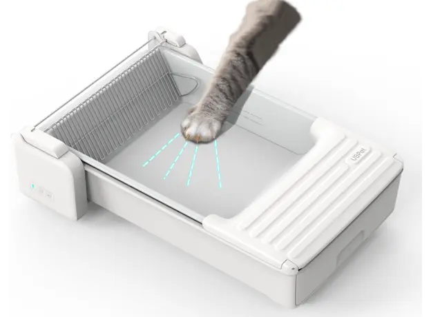 Smart Cat House UBTech UCAT C31, Smart Cat Litter Box, White, 3 image