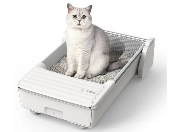 Smart Cat House UBTech UCAT C31, Smart Cat Litter Box, White