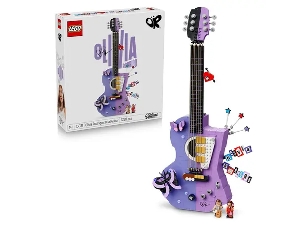 LEGO Constructor Editions Olivia Rodrigo's Dual Guitar 43031, 1228 Pieces, 14+, 2 image