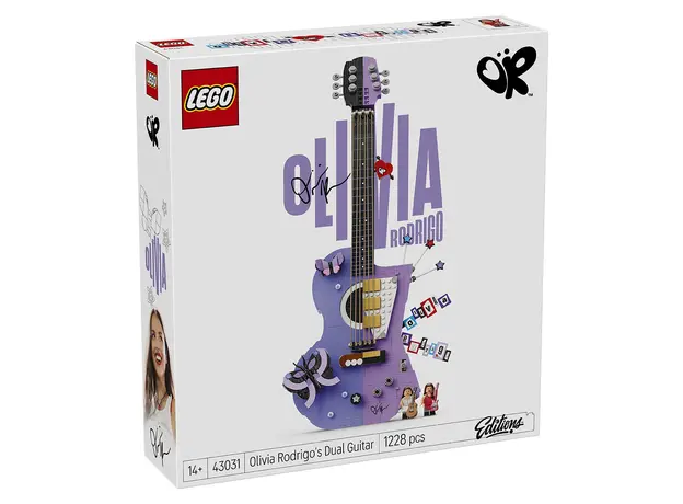 LEGO Constructor Editions Olivia Rodrigo's Dual Guitar 43031, 1228 Pieces, 14+, 3 image