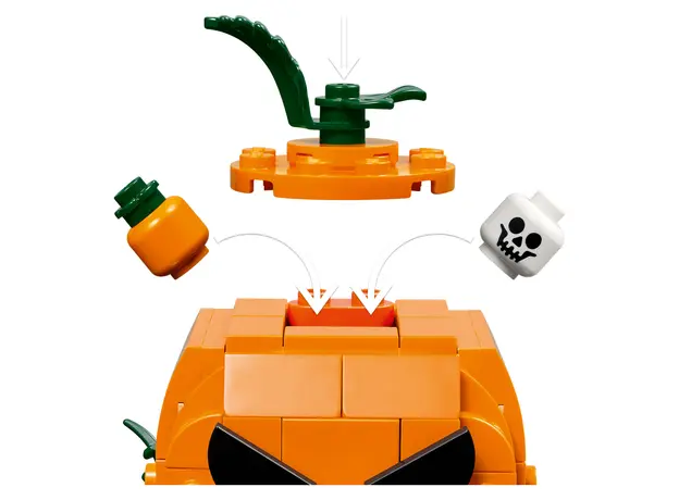 LEGO Constructor Iconic Jack-O'-Lantern Pickup Truck 40822, 4 image