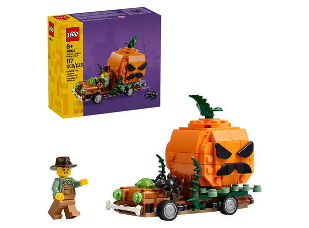 LEGO Constructor Iconic Jack-O'-Lantern Pickup Truck 40822, 5 image