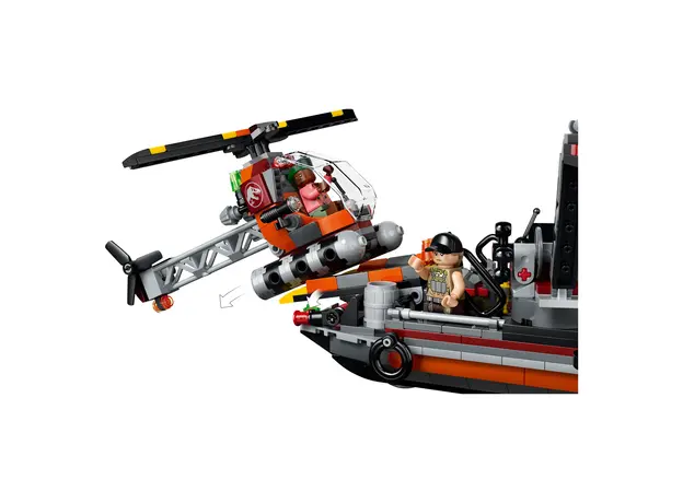 LEGO Constructor Jurassic World Mosasaurus Dinosaur Boat Attack 77983, 703 Pieces, 7+, 5 image