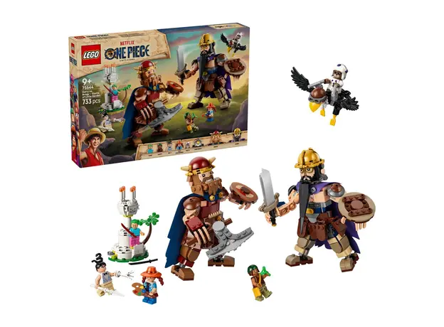 LEGO Constructor One Piece Dorry vs. Brogy – Giants of Little Garden 75644, 733 Pieces, 9+