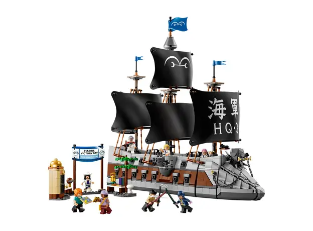 LEGO Constructor ONE PIECE Garp's Marine Battleship 75646, 1705 pieces, 9+