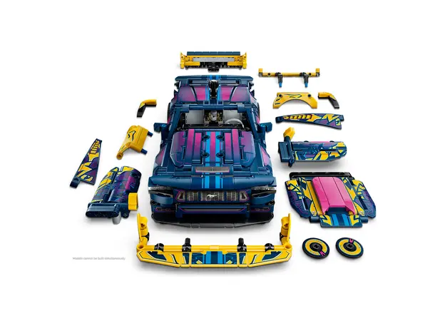 LEGO Constructor Technic Custom Garage Ford Mustang GT Car 42236, 2 image