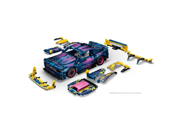 LEGO Constructor Technic Custom Garage Ford Mustang GT Car 42236, 5 image