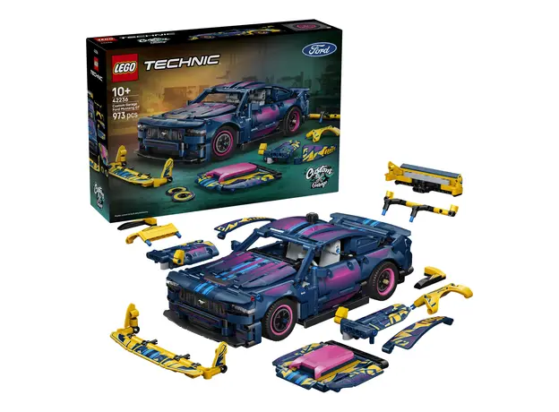 LEGO Constructor Technic Custom Garage Ford Mustang GT Car 42236, 6 image
