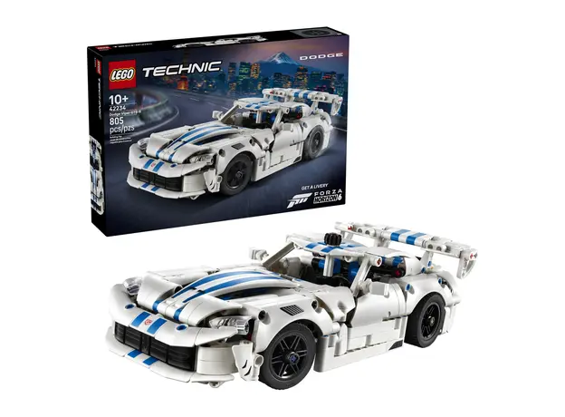 LEGO Constructor Technic Dodge Viper GTS-R Sports Car 42234, 7 image